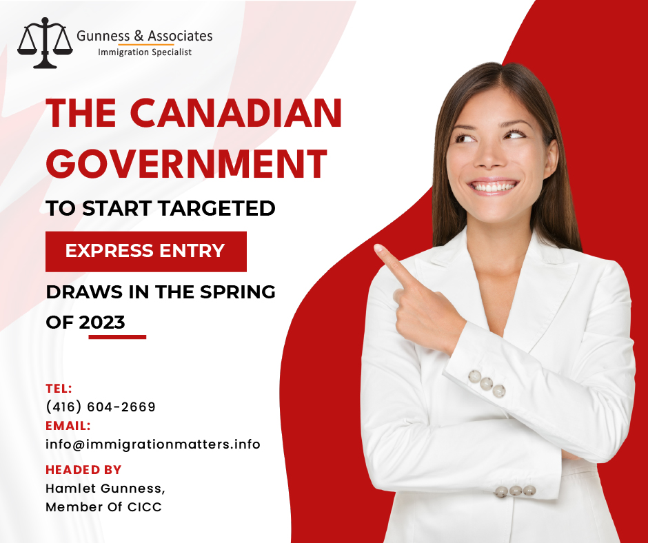 Express Entry draws spring 2023