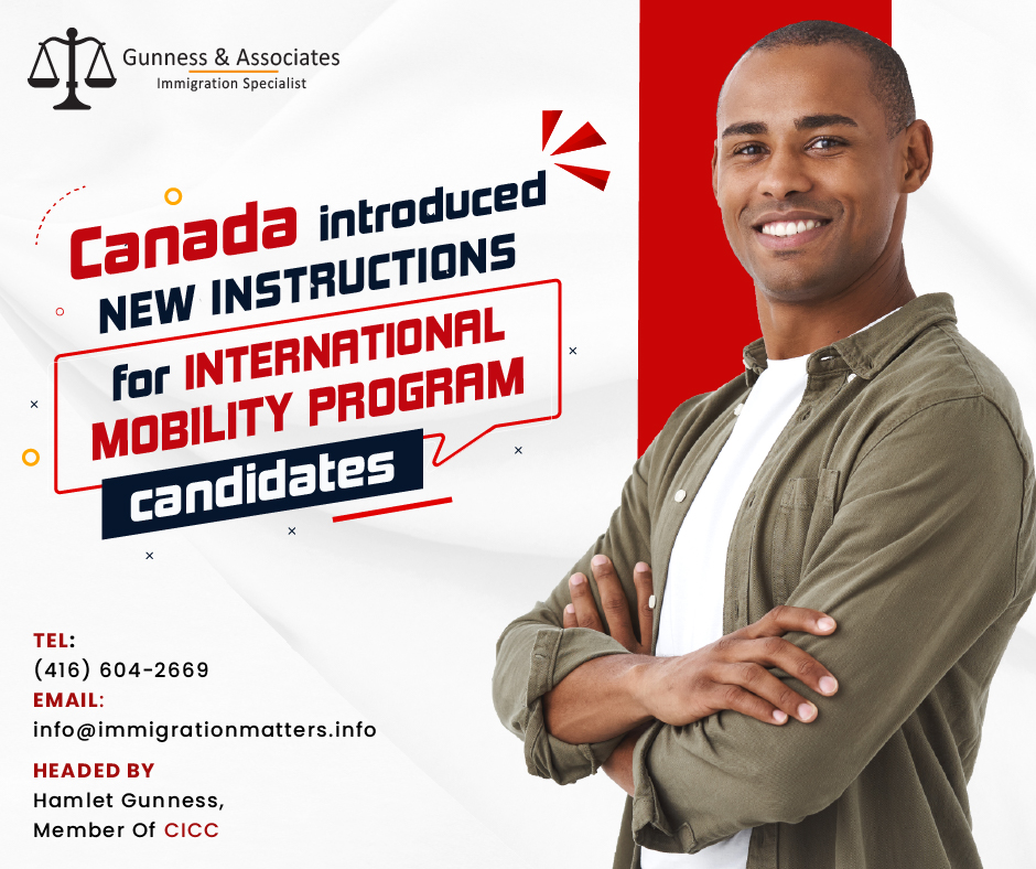 instructions for International Mobility Program