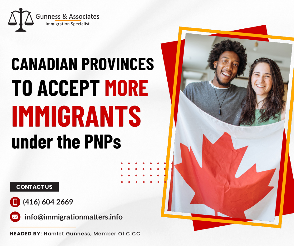 provinces to Welcome more immigrants via PNPs