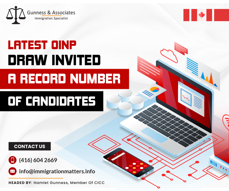 Latest OINP draw