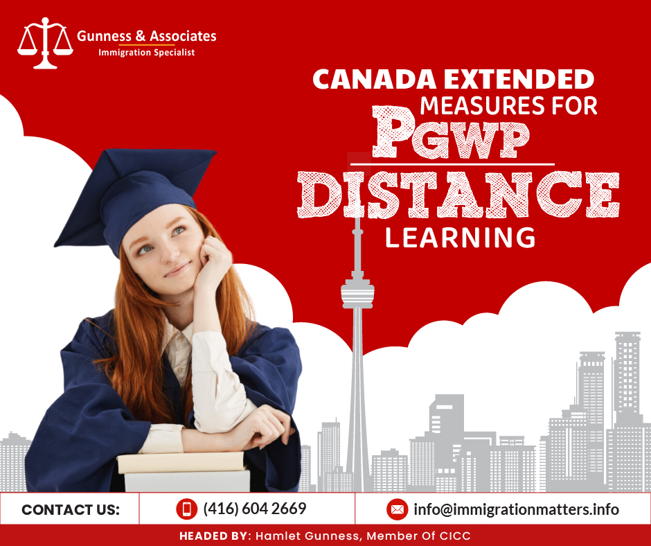 Canada extended measures for PGWP distance learning