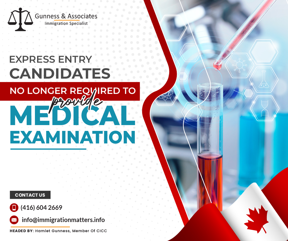 upfront medical examination
