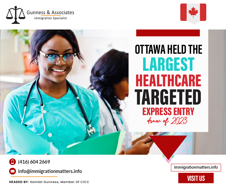 healthcare-targeted Express Entry draw