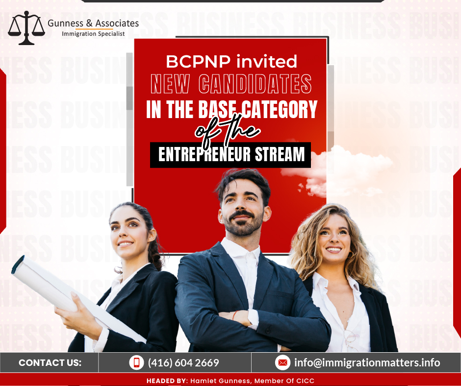 BC PNP Entrepreneur Stream