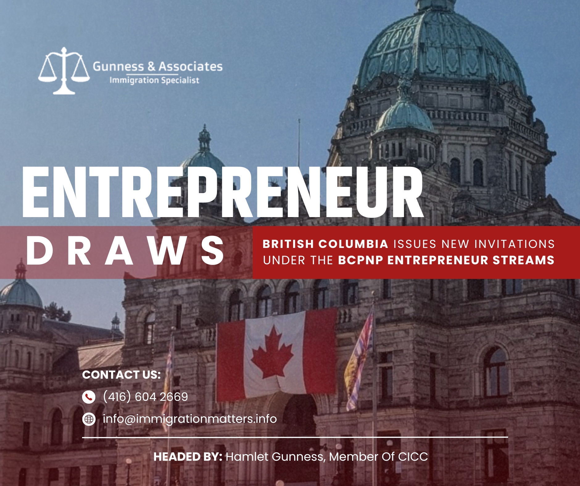 BCPNP Entrepreneur Draws