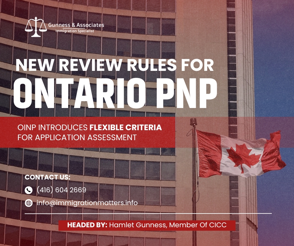 OINP application review criteria