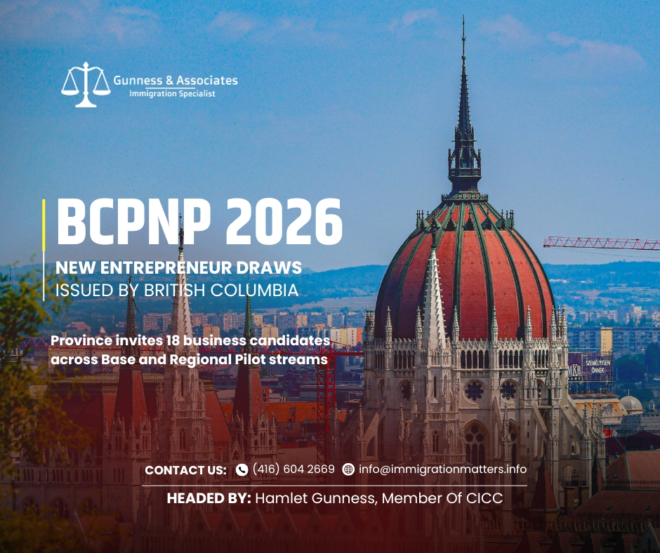 BCPNP Entrepreneur Draw 2026