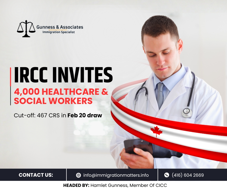 Express Entry healthcare draw 2026